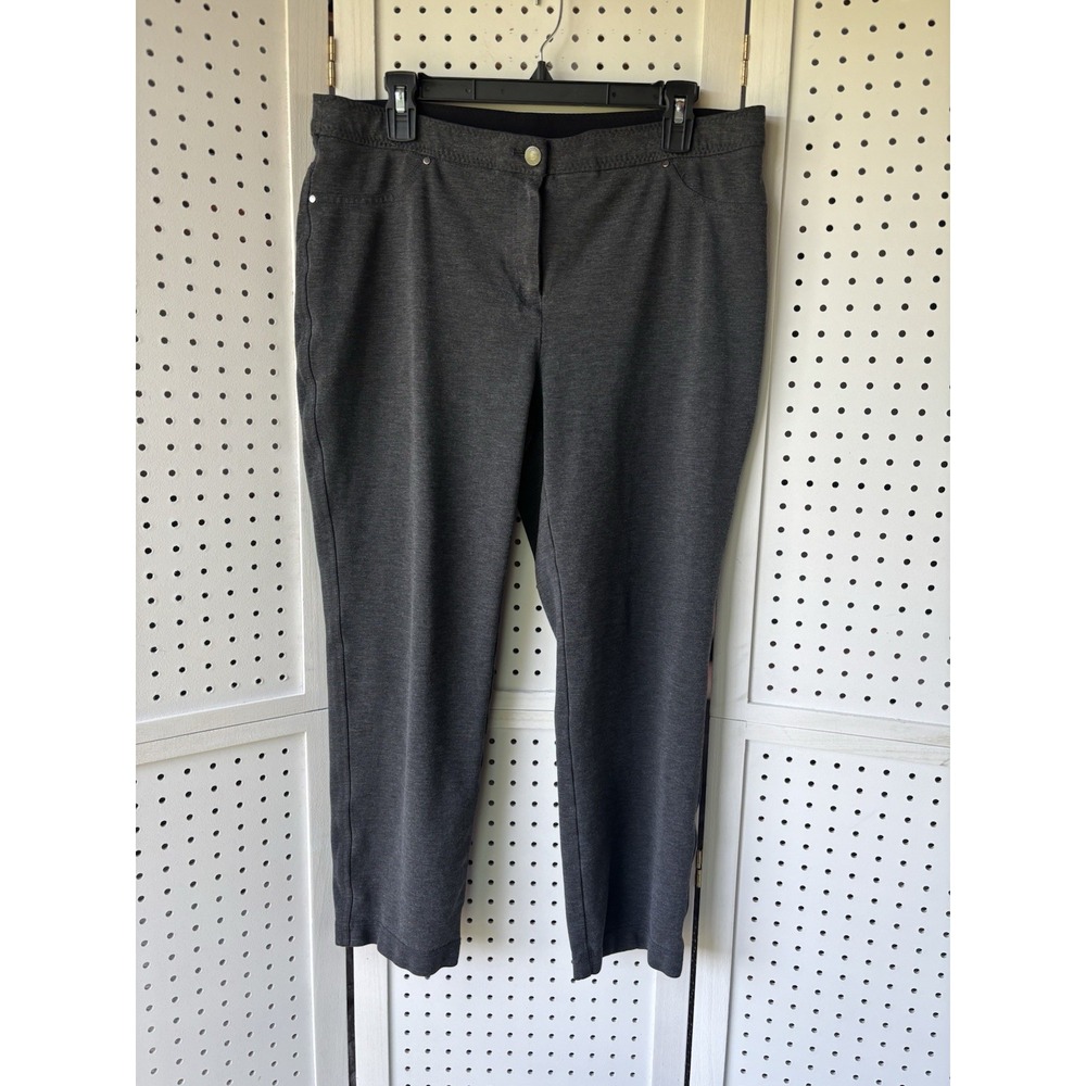 Chico's Gray Dress Casual Pants Size 2‎ Short (US 12) Women's